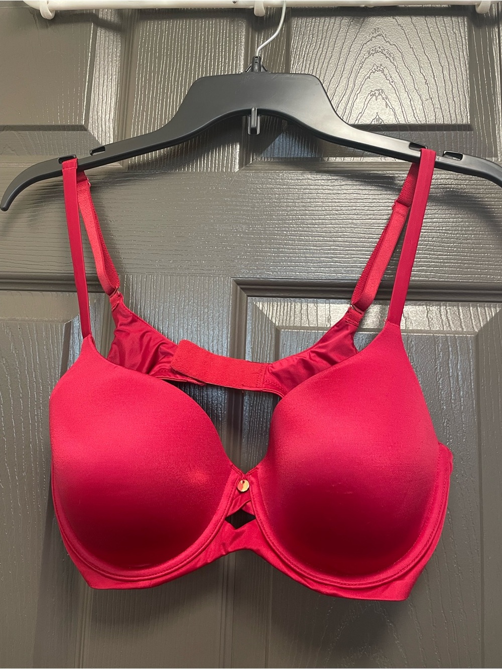 Ambrielle Everyday Full Coverage Bra Red 36C